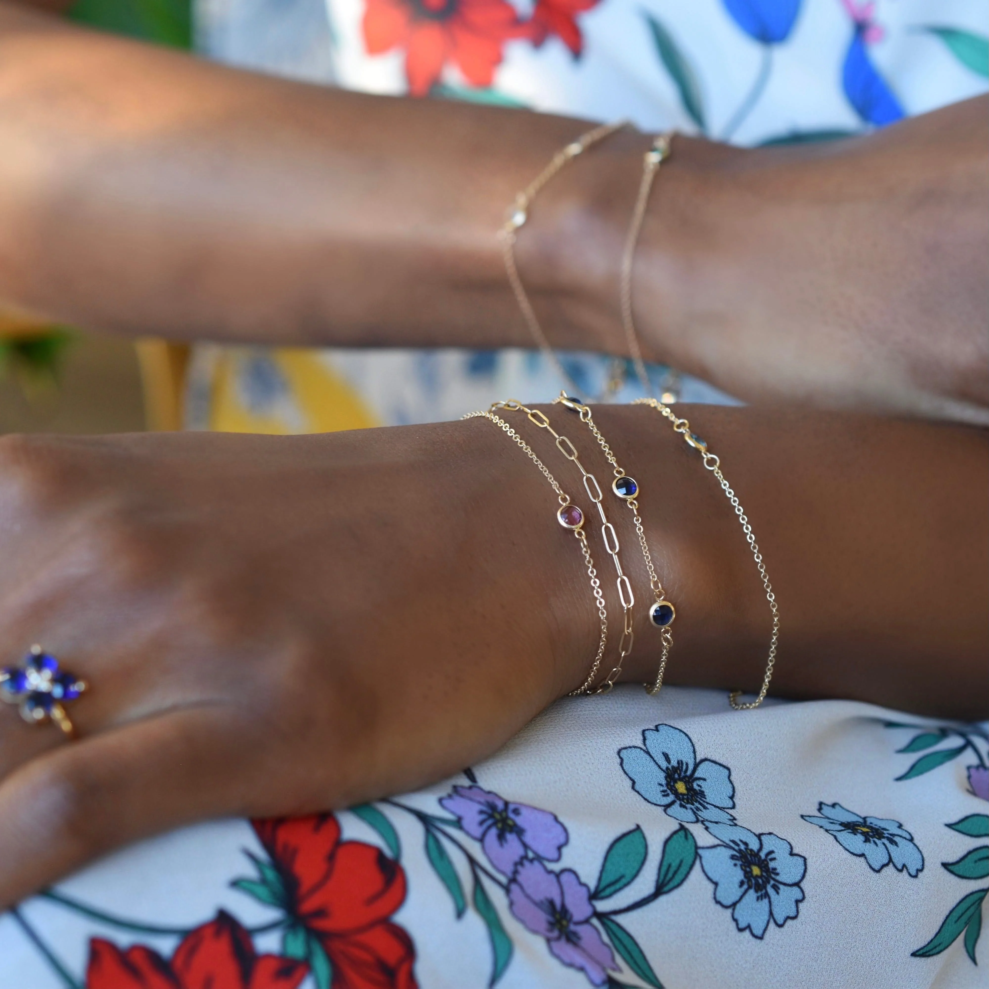 Adelaide Mini Bracelet in 14k Gold - Image 9
