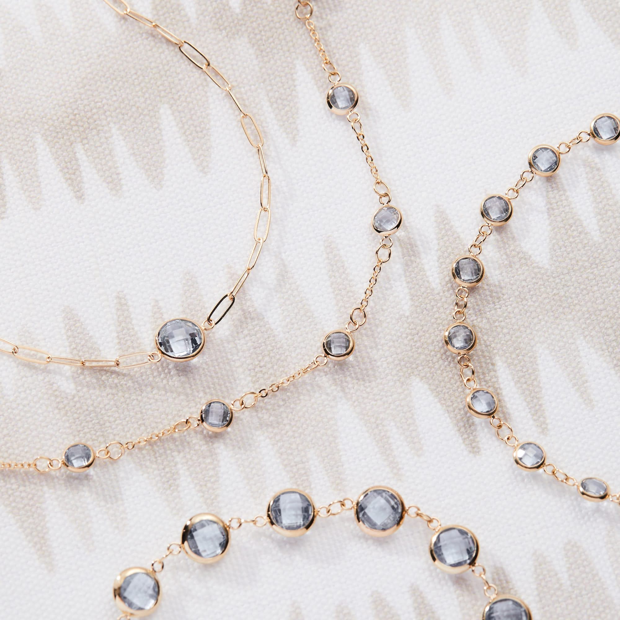 Bayberry 7 Aquamarine Bracelet in 14k Gold (March) - Image 3