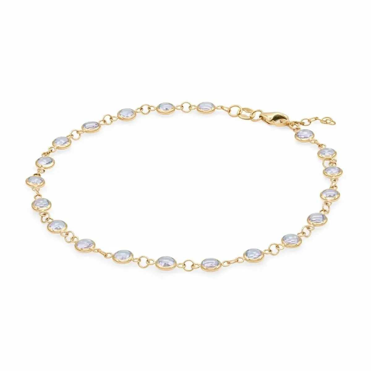 Newport Moonstone Bracelet in 14k Gold (June) - Image 4