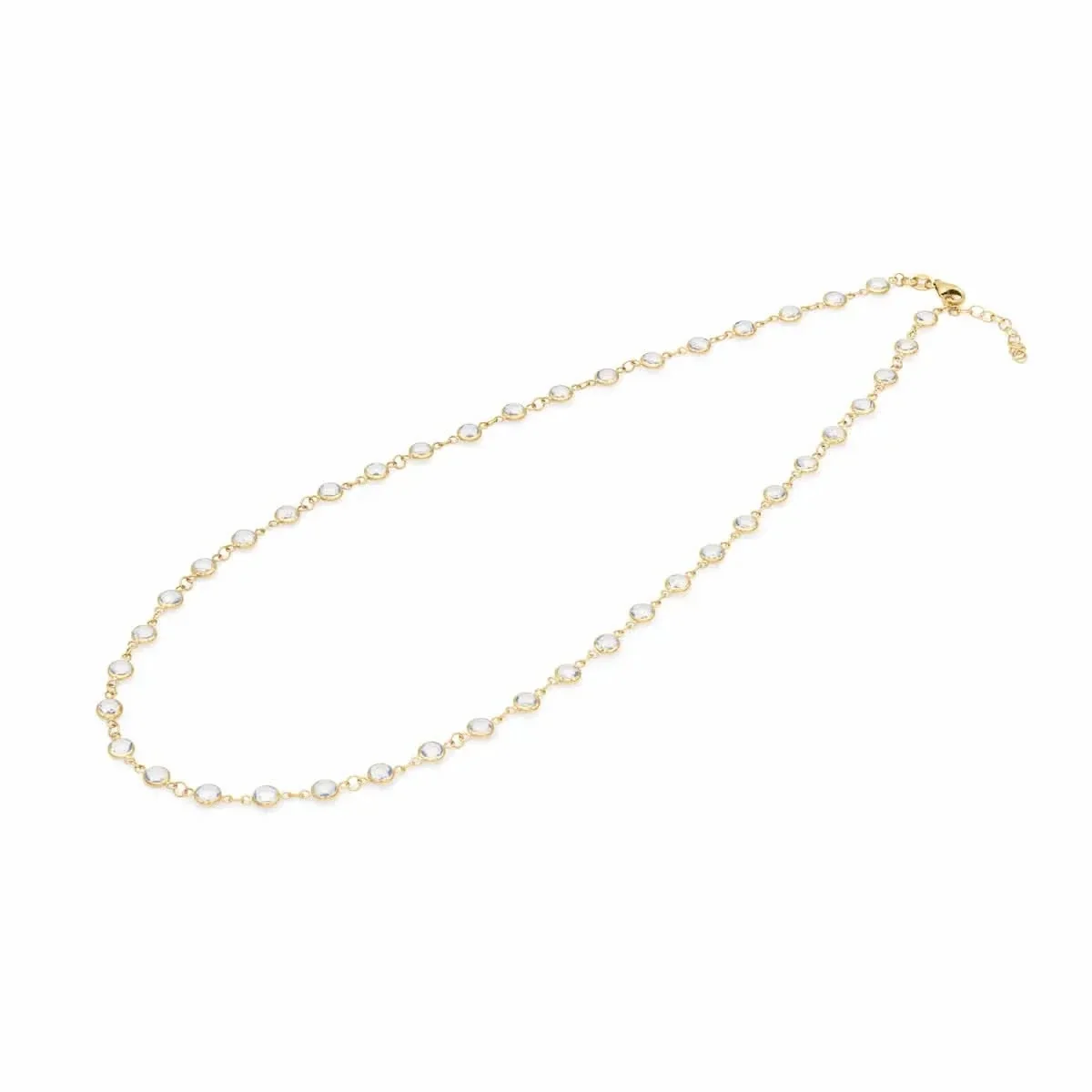 Newport Moonstone Necklace in 14k Gold (June) - Image 4