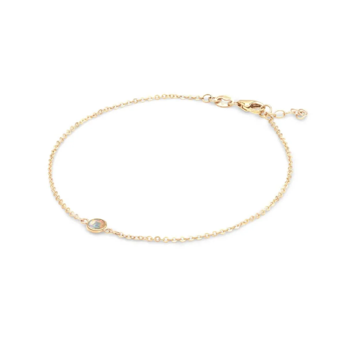 The Vault: Petite 1 Opal Bracelet, Yellow Gold Size Medium - Image 4