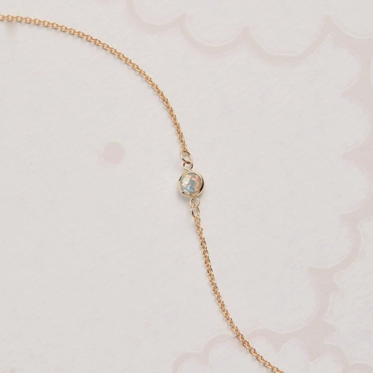 The Vault: Petite 1 Opal Bracelet, White Gold Size Medium - Image 4