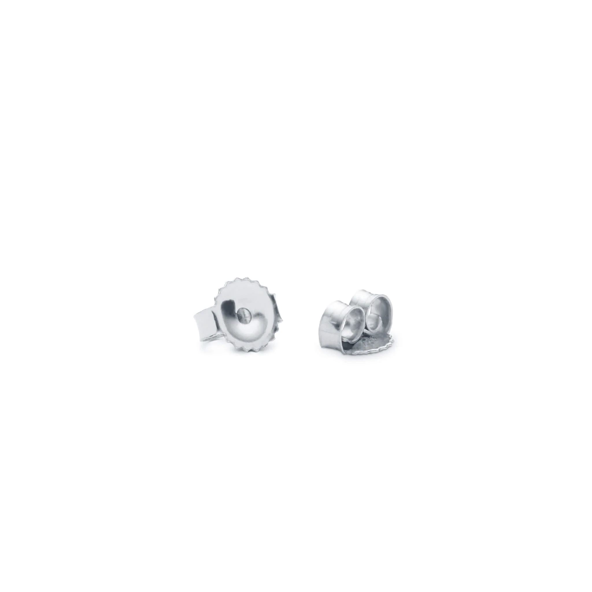 The Vault: Grand Peridot Stud Earrings, White Gold - Image 4