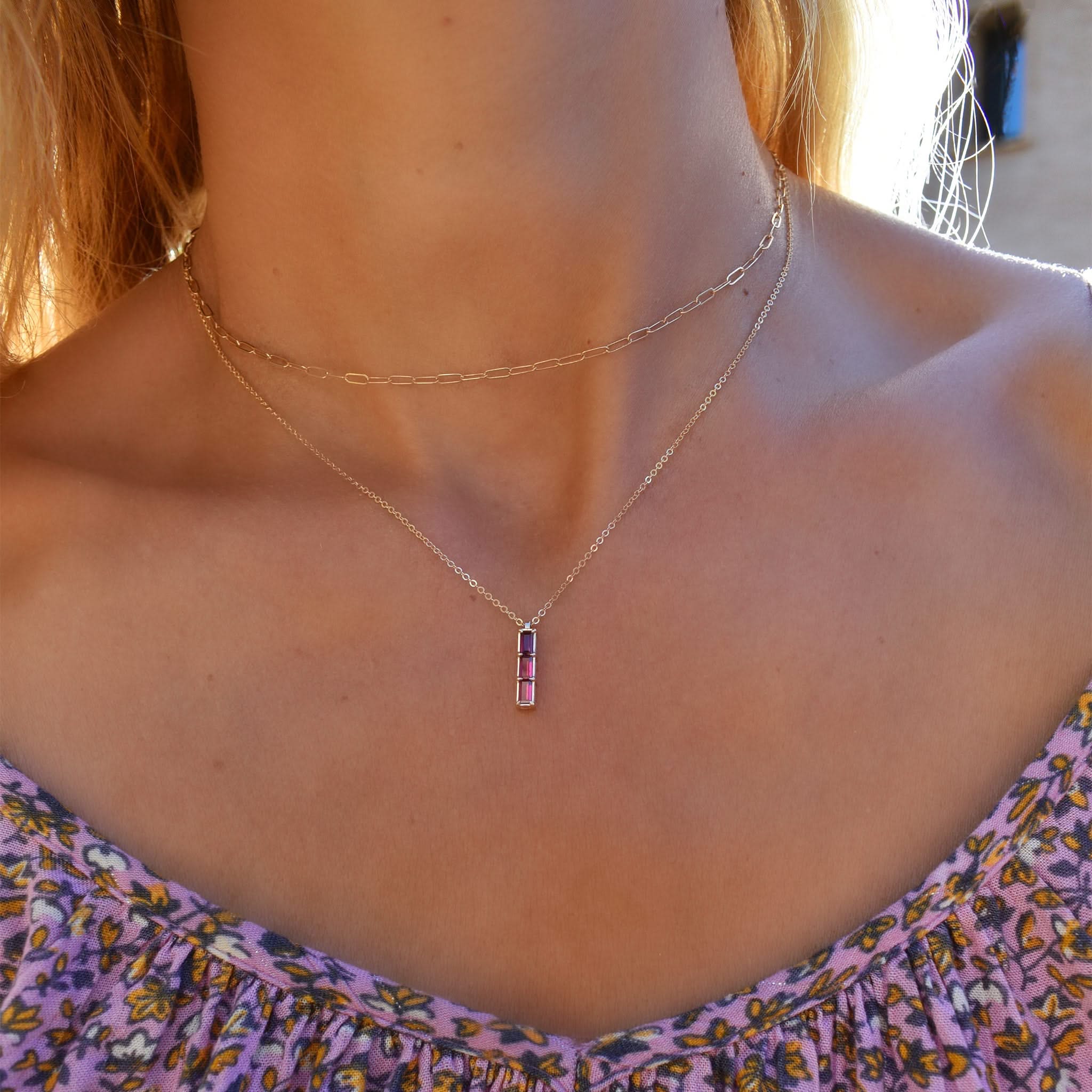 The Vault: Providence 3 Ruby Pendant, White Gold Size Medium - Image 7
