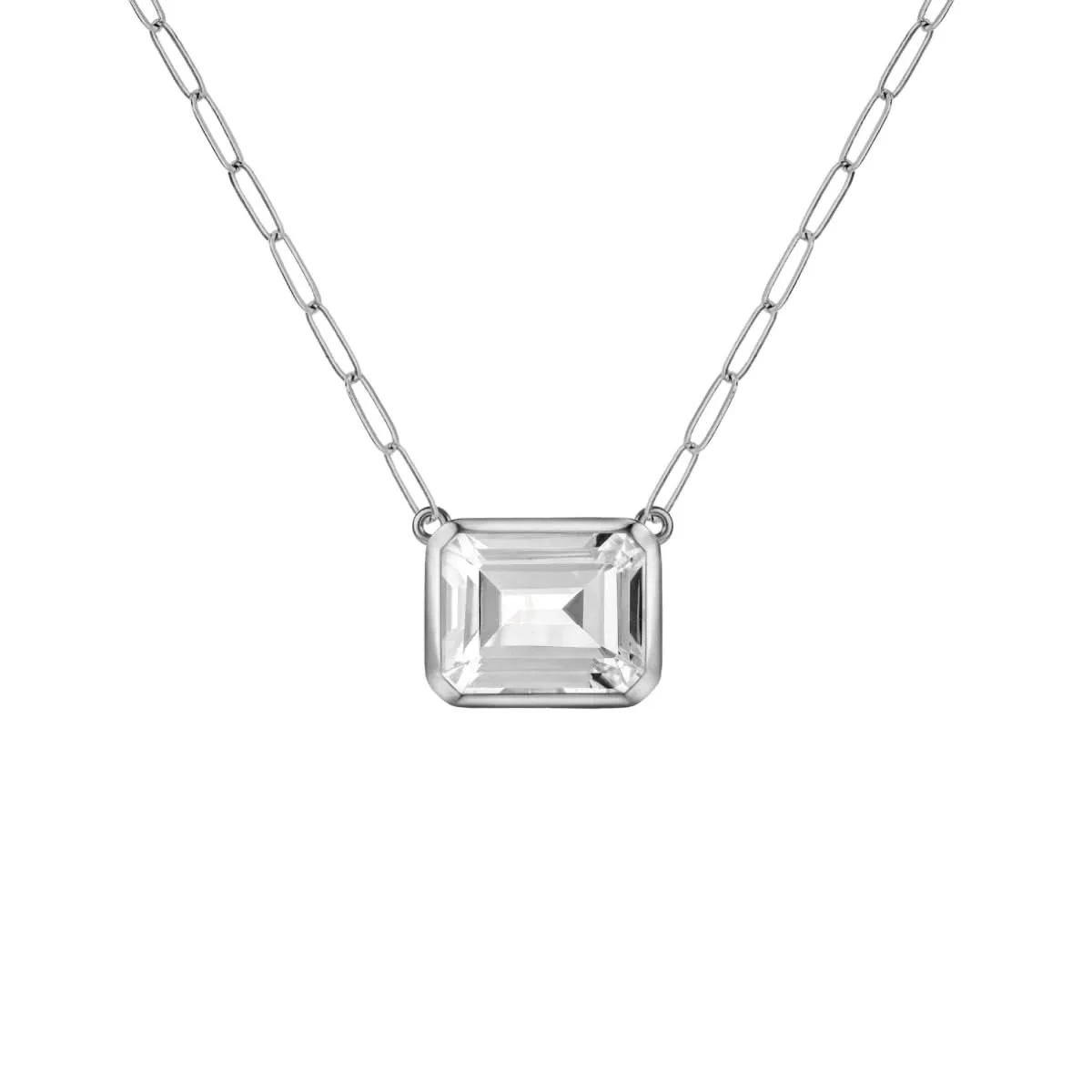Warren Birthstone Necklace on Adelaide Mini Chain in 14k Gold - Image 8