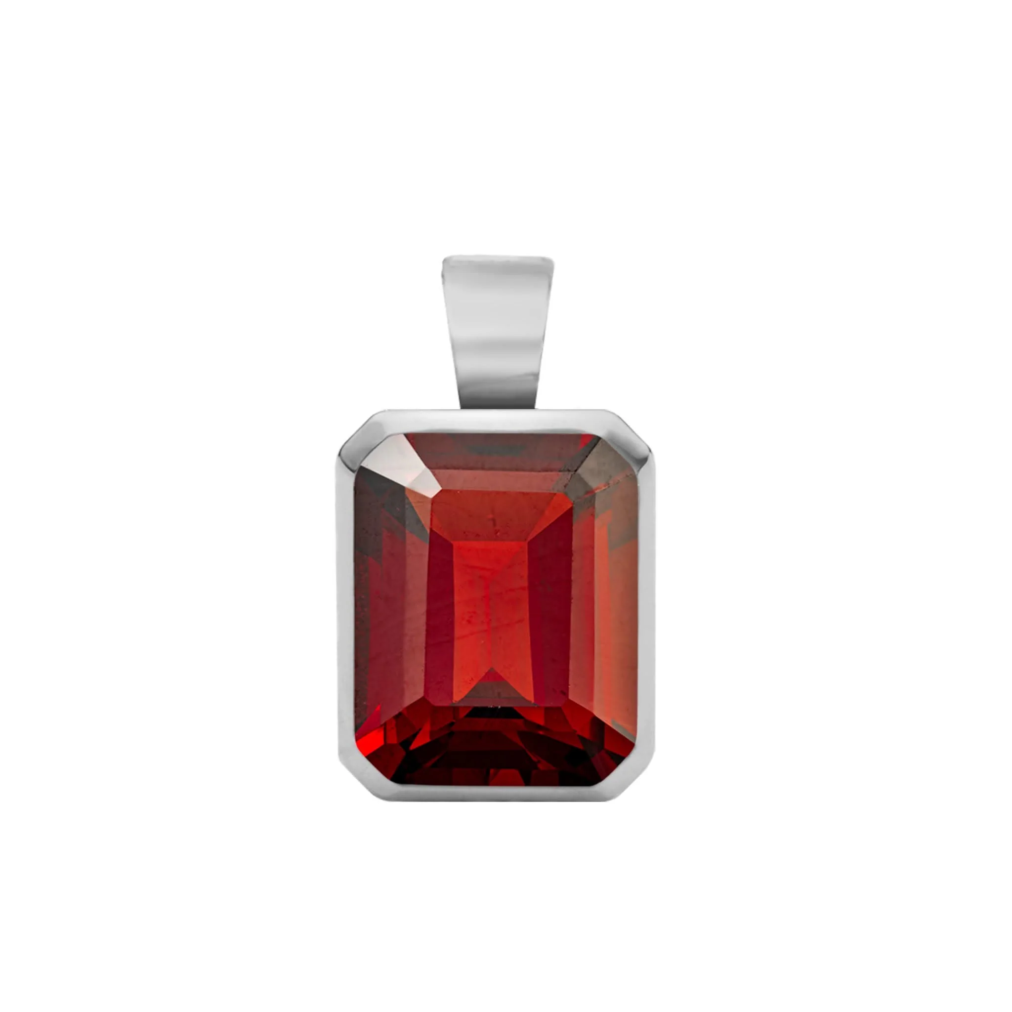 Warren Garnet Pendant in 14k Gold (January) - Image 5