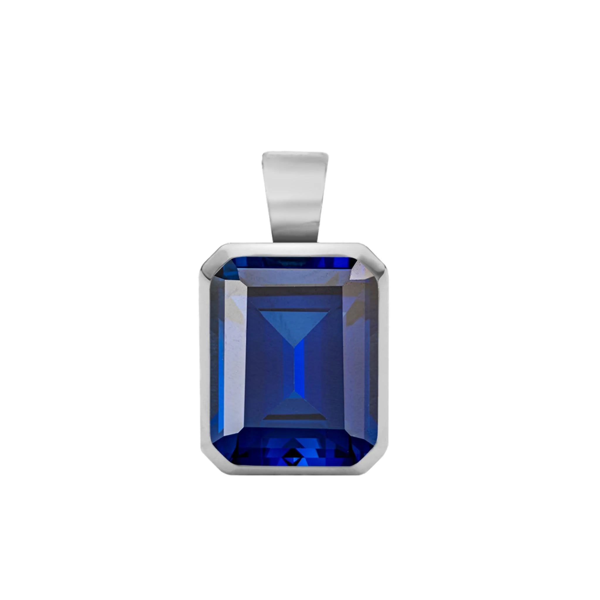 Warren Sapphire Pendant in 14k Gold (September) - Image 5